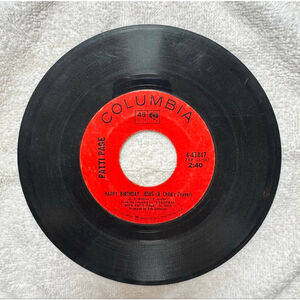 1967 Columbia 45 RPM Patti Page
“Happy Birthday, Jesus (A Child's Prayer)”